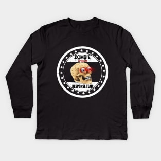 Awesome Zombie Outbreak Response Team Kids Long Sleeve T-Shirt